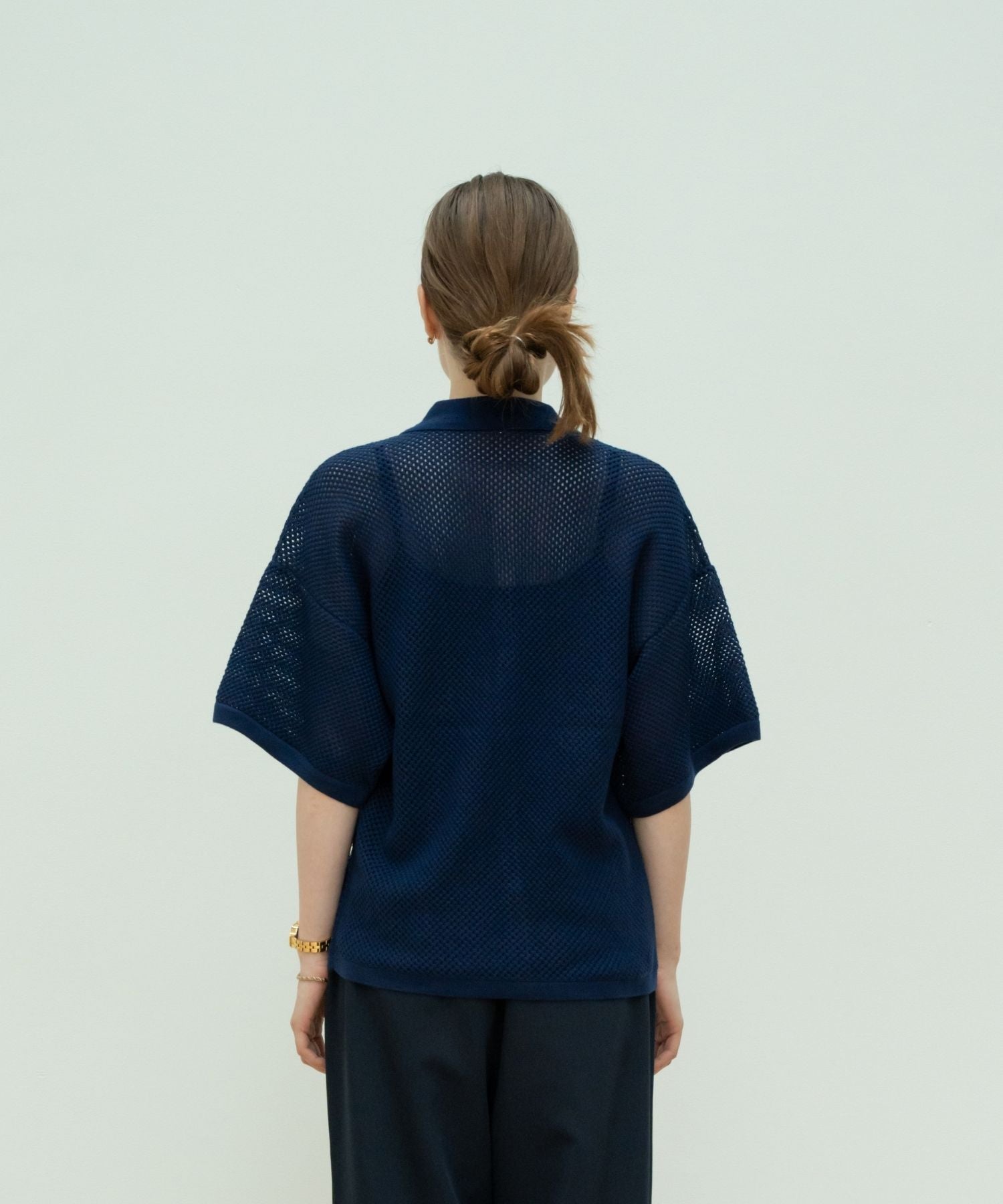 mesh knit shirts