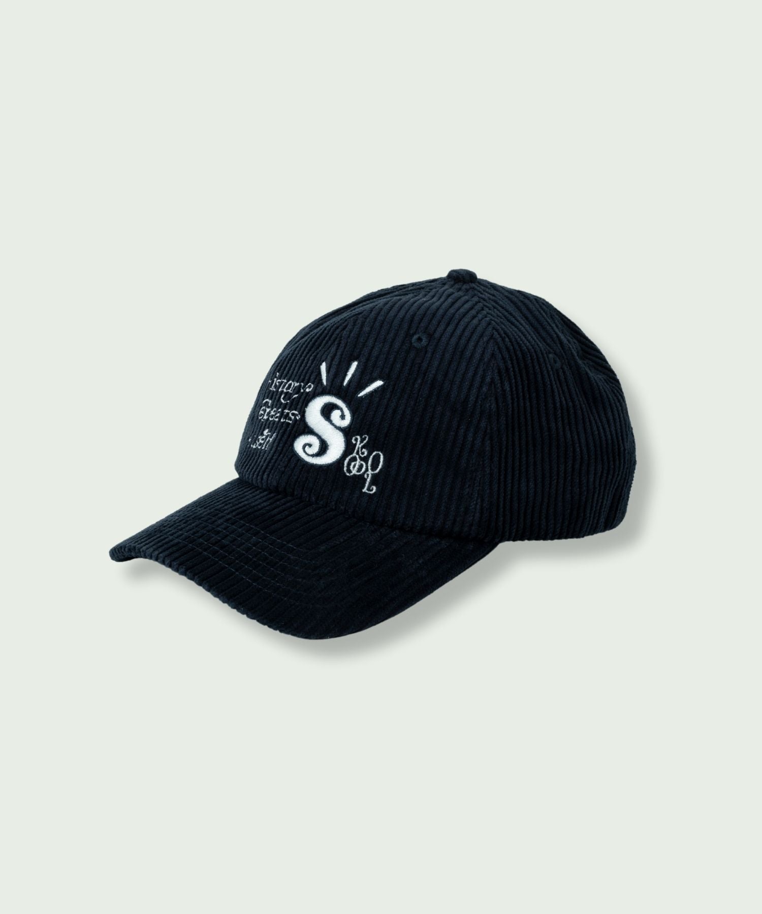 skoool motif corduroy cap