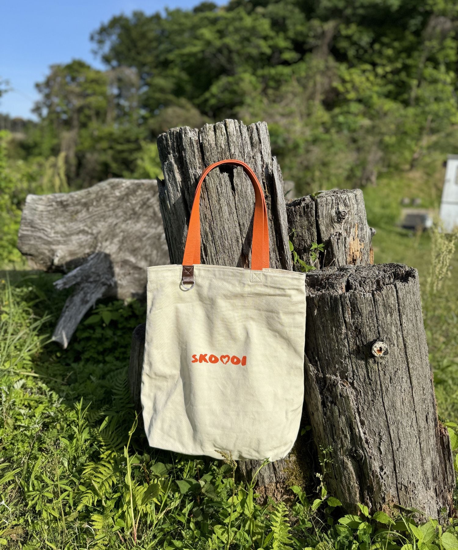 skoool logo tote bag