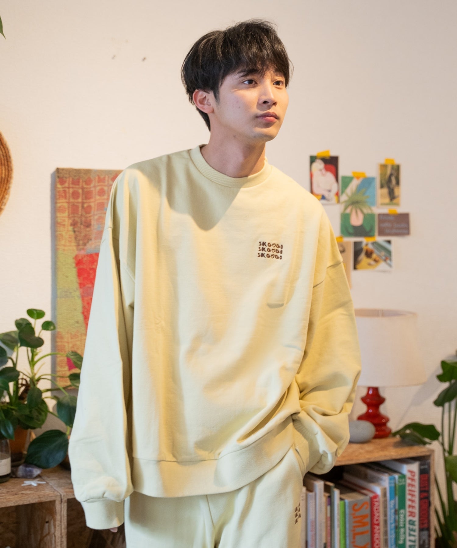 skoool logo crew neck sweat