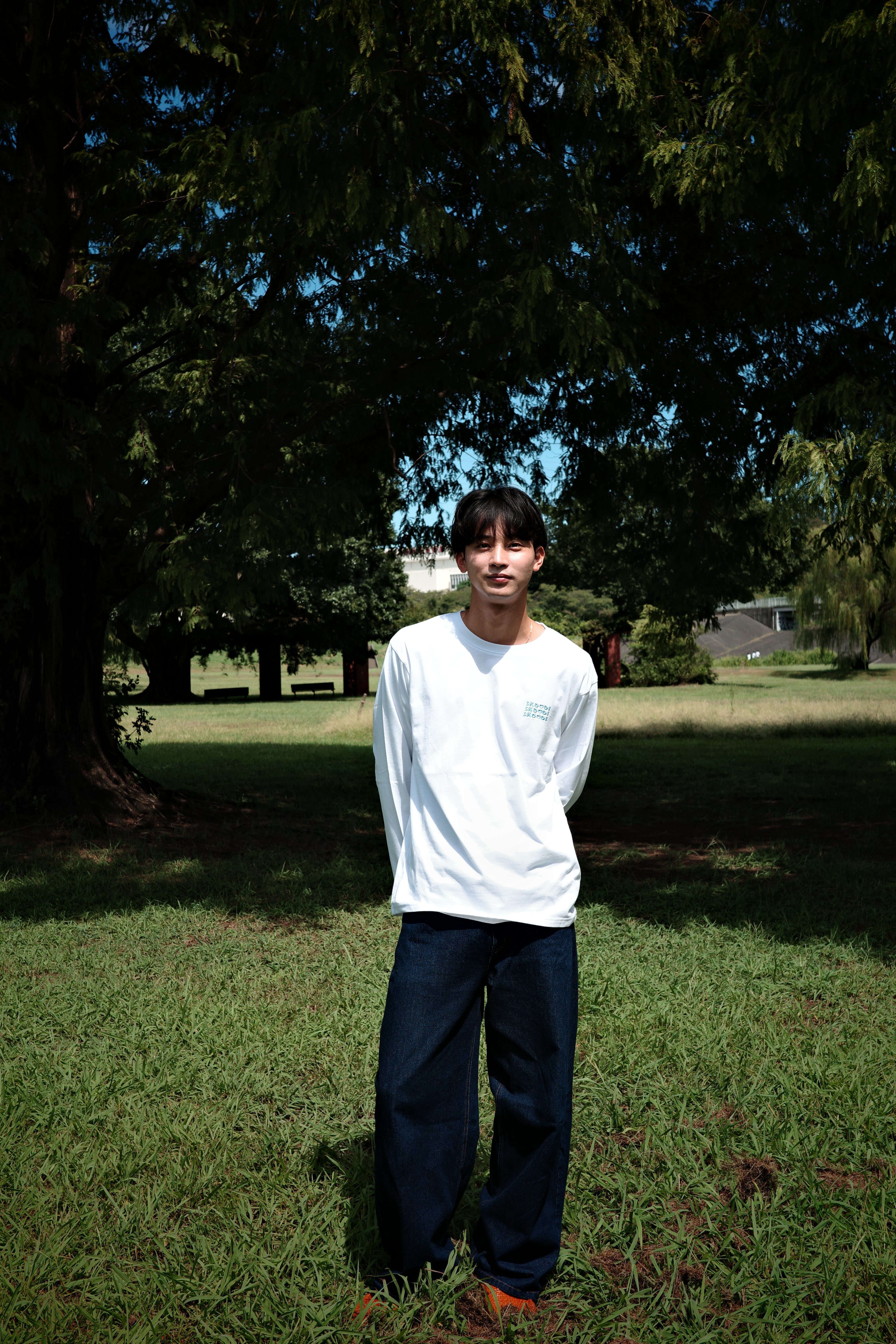 skoool logo L/S TEE
